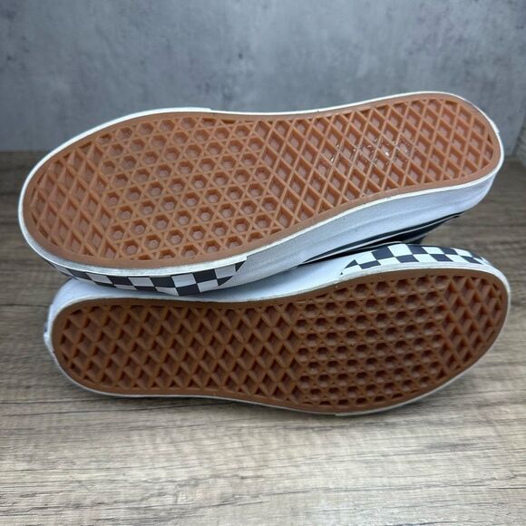 Vans~Boys~SK8-Hi Check Bumper Asphalt Skate Sneakers~Size 7 - Picture 7 of 8